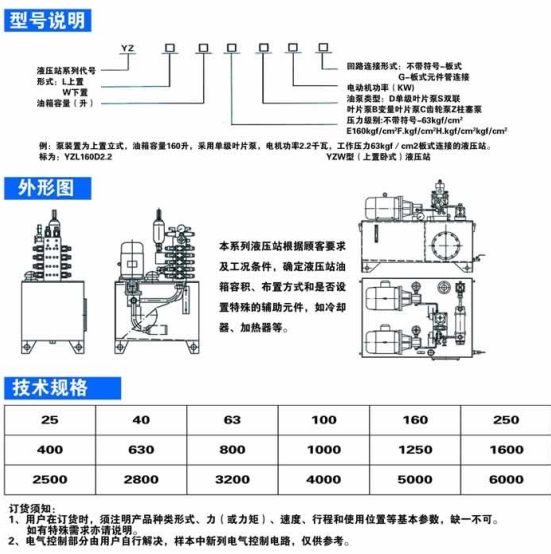   YZ型液壓站產(chǎn)品說(shuō)明 